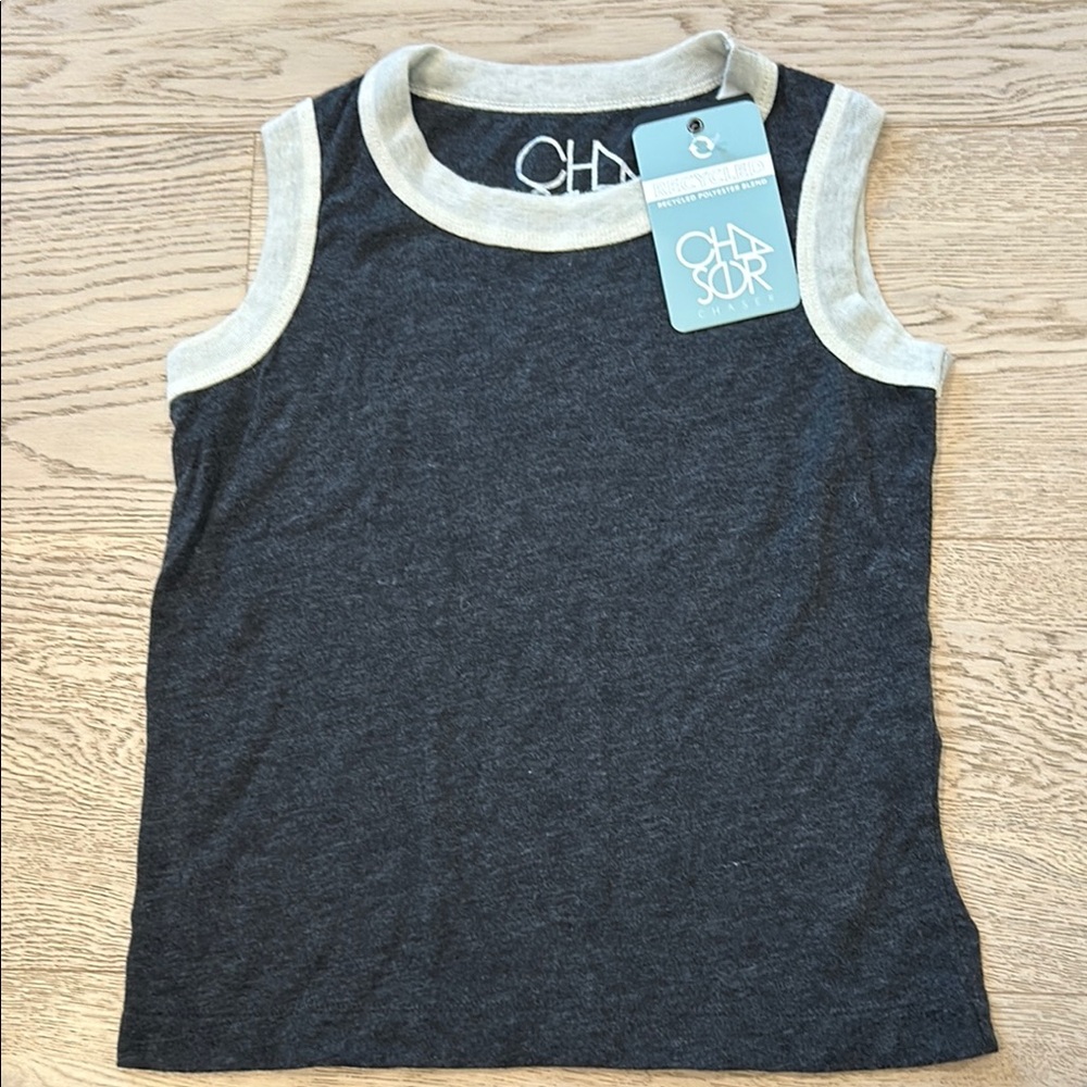 Chaser grey tank top